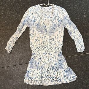 Poupette St Barth Ilona printed mini dress
